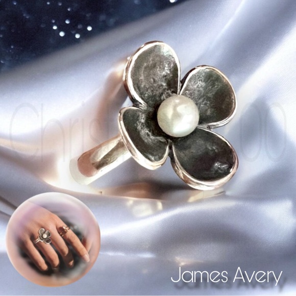James Avery Pearl BlossomFlower Ring. Fully Retired. Rare.
